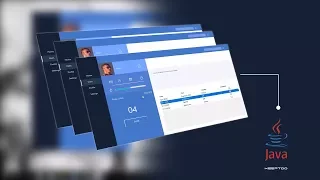 How to design a modern Java Swing UI inspiration using Netbeans Free Code