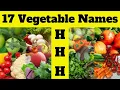 Vegetable Name Vocabulary 17 Vegetable Names Starting with H Vegetables Vocabulary Part 8