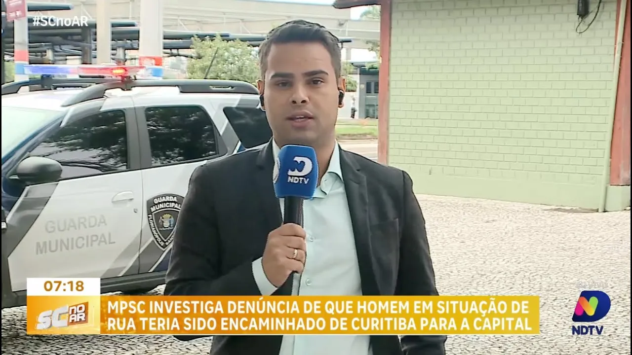 MPSC investiga caso de homem em situação de rua encaminhado de Curitiba para Florianópolis