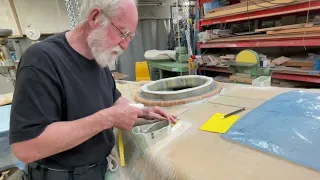 19 July 2023 Laminating the port mastholder