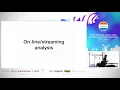 Online statistical analysis using transducers and sketch algorithms - Simon Belak