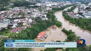 Prefeito de Brusque André Vechi é eleito novo presidente da entidade A