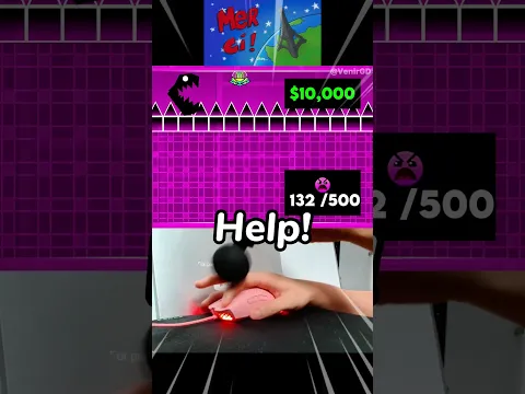 $10,000 It's Me It's Verity UFO Monster Trap in Geometry Dash! #shorts