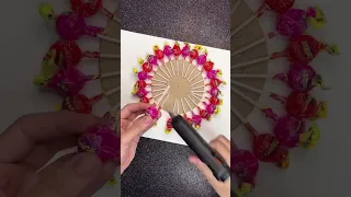 توزيعات حلاوة عود للاطفال ع شكل ملاهي بتعجبهم وسهله جدا هدايا تغليف هدية توزيعات العيد 