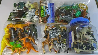Sea Animals Entertainment 13 Dinosaur Horse Tiger Lion Zebra Cow Deer Snow Leopard Animals Demo 