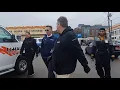 Boston police conducting an investigation at the U-Haul on Mass Ave