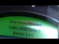 How to reset holden vy vz commodore service reminder
