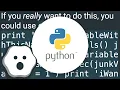 Is it possible to dynamically create local variables in Python