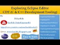 Exploring Eclipse Editor Eclipse CDT Hello Word Adding two numbers GCC complier