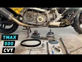 Lagu Yamaha Tmax 500 - CVT Removal / Installation ( clutch / belt / rollers ) | Mitch's Scooter Stuff