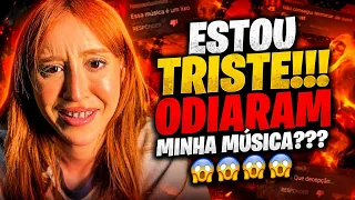 COMENTÁRIOS MALDOSOS SOBRE MINHA PRIMEIRA MÚSICA 😭😭🫠