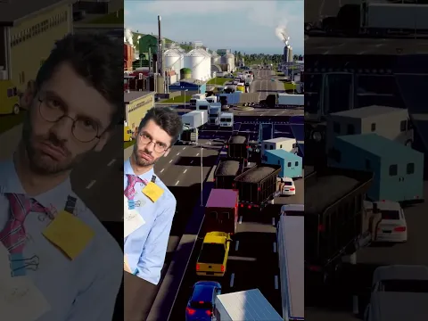 Traffic Gridlock? Try THIS - Cities Skylines