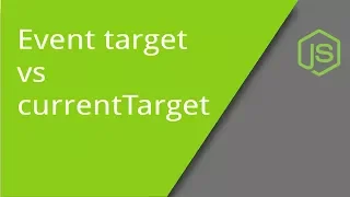 JS Event target versus currentTarget