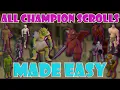 COMPLETE Quick Guide to Getting ALL the Champion Scrolls in OSRS