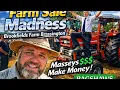 Farm Sale Madness Brookfield Farm Brassington Massey Deere JCB diggers classic tractors