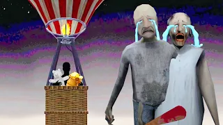 Granny 3 But Putting All Items In Hot Air Balloon Escape