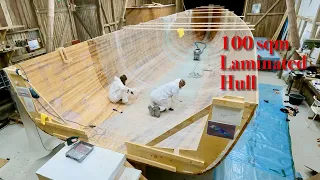 100 m2 Finished Laminate! – Ep. 409 RAN Sailing