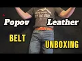 Popov LEATHER BELT - Full-Grain Leather