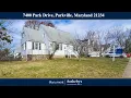 7400 Park Drive Parkville Maryland 21234 I Harford Park Cape Cod