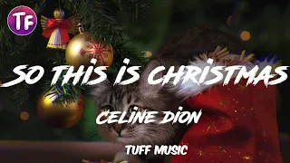 celine dion so this is christmas lyrics letra 