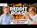 MBA Reddit Roast 65 A New Formula To Calculate Your MBA Costs