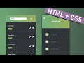 Contacts List App HTML CSS
