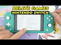 Nintendo Switch How to Delete Games and Apps