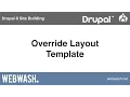 Drupal 8 Site Building 10 5 Override Layout Template