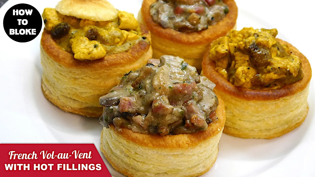 Chicken & Mushroom Vol au vent. 