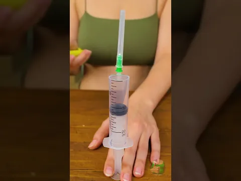 🛠️🚿 اصنع نافورة مياه صغيرة باستخدام حقنة!