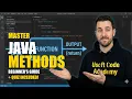 Methods in Java - Organize Your Code Programming Tutorial