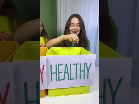 Sort the Foods! 🌈🥦 Healthy or Not! 🎯