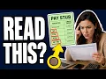 How to Read a U S Pay Stub