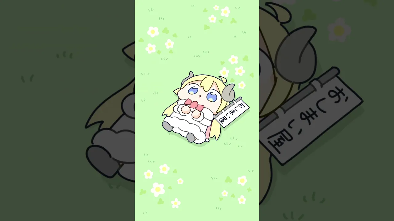 【手描きアニメ】絶対働かないおしまい屋さん #shorts