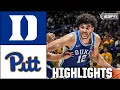 Duke Blue Devils vs Pittsburgh Panthers Full Game Highlights ESPN College Basketball