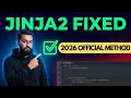 FIXED ModuleNotFoundError No Module Named Jinja2 2026