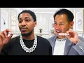 Johnny Dang Teaches DDG How To Make DIAMOND GRILLZ