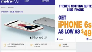 Get a Metro pcs iPhone 6s for 49 when you port over For a limited-time