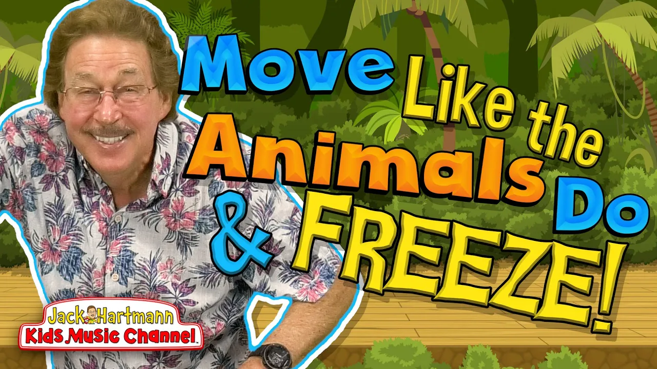 MOVE Like the Animals Do and FREEZE! | Jack Hartmann MOVE Like the Animals Do and FREEZE! | Jack Hartmann