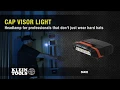 Klein 56402 Cap Visor Light, LED - Video 12 of 1