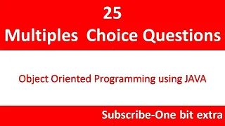 Mcq Best 25 mcq on java java mcq most important mcq Top 25 mcq on oops using java 2021