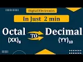 Octal to decimal conversion How to convert octal to decima Number System Mruduraj