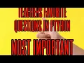 2 important questions for beginner s python programming anaconda python