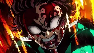 TANJIRO UNLOCKS DEMON SLAYER MARK Demon Slayer season 2 ep 10