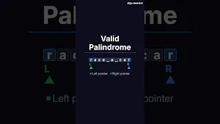 Valid Palindrome LeetCode 125 Two Pointer Solution Explained
