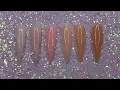 Acrylic Cover powder swatches diamond nail supplies