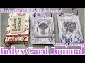 INDEX CARDS TO RECIPE JOURNAL GRATITUDE JOURNAL WRITING JOURNAL
