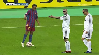 The Day Ronaldinho Showed Zidane & Ronaldo Who Is The Boss