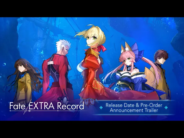 "Fate/EXTRA Record" Release Date & Pre-Order Announcement Trailer