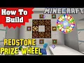 How to build a Redstone PRIZE WHEEL of FORTUNE in Minecraft 1 16 3 Tutorial